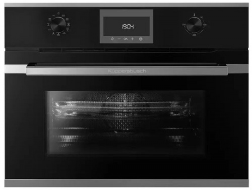 Компактный духовой шкаф с микроволнами Kuppersbusch CBM 6330.0 S3 Silver Chrome Компактный духовой шкаф с микроволнами Kuppersbusch CBM 6330.0 S3 Silver Chrome