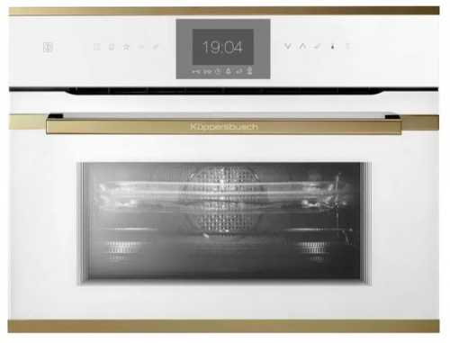 Компактный духовой шкаф с микроволнами Kuppersbusch CBM 6550.0 W4 Gold